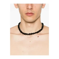Collana Regolabile con Chiusura a Moschettone Aragosta Nera