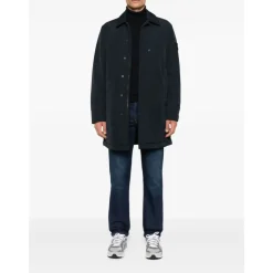 Compass-badge Turtleneck Sweater