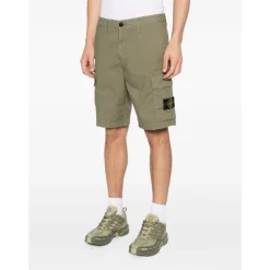 Compass-patch Cargo Shorts