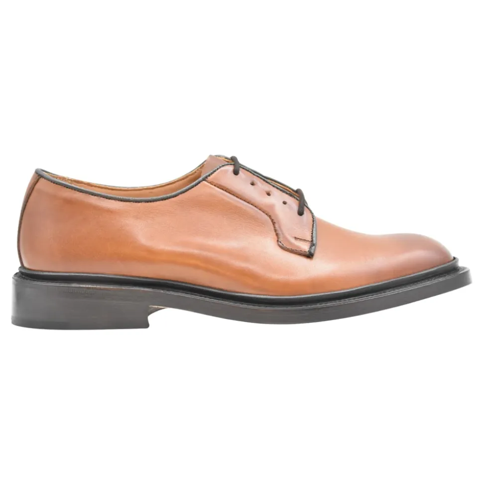 Derby Scarpe Basse in Pelle Beechnut Brunito