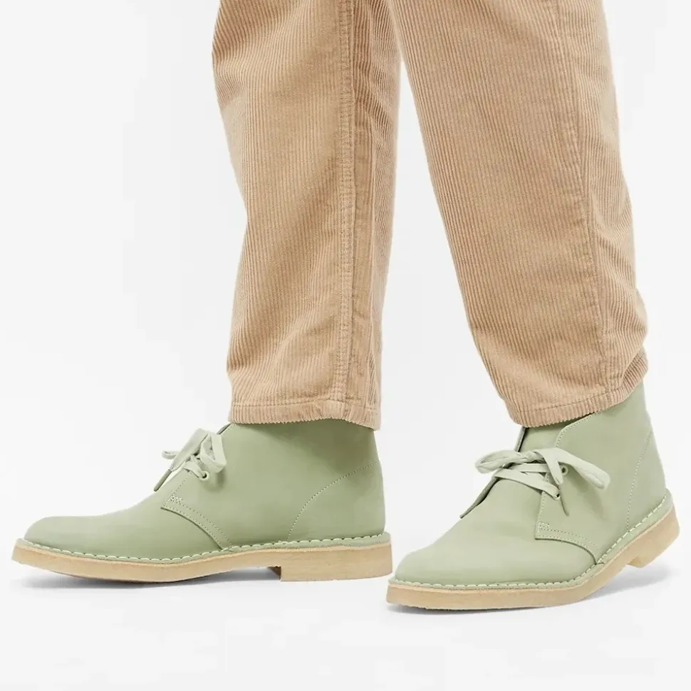 Desert Boot Scamosciato Verde Chiaro
