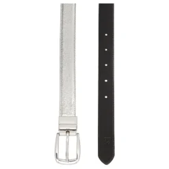 Doppia fascia argento e nera