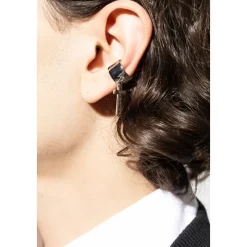 Ear Cuff in ottone con motivo religioso