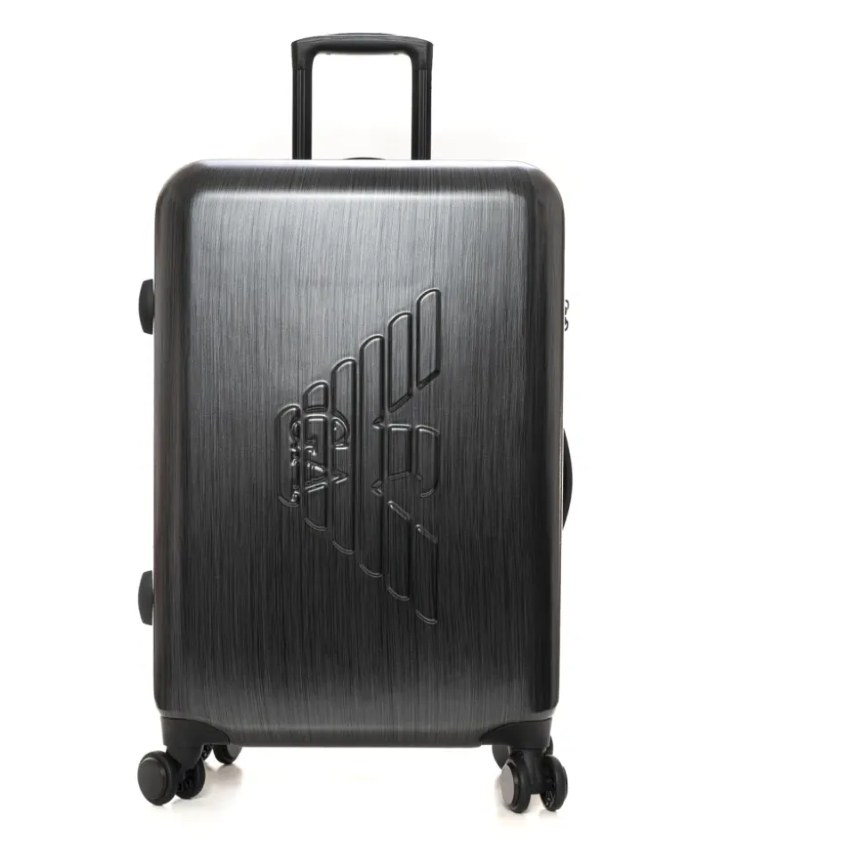 Elegante trolley a 4 ruote con chiusura zip