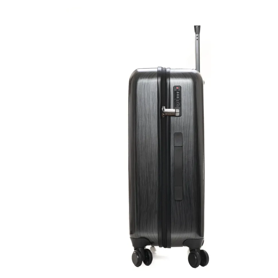 Elegante trolley a 4 ruote con chiusura zip