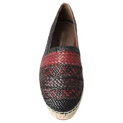 Eleganti Espadrillas in Pelle Intrecciata