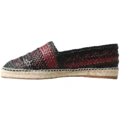 Eleganti Espadrillas in Pelle Intrecciata
