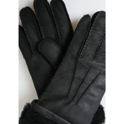 Eleganti Guanti Invernali in Pelle Nera