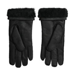 Eleganti Guanti Invernali in Pelle Nera