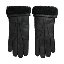 Eleganti Guanti Invernali in Pelle Nera