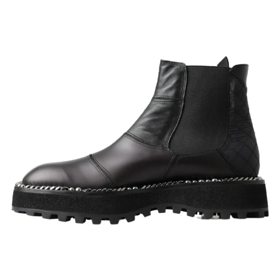 Eleganti Stivaletti Stretch alla Caviglia Neri