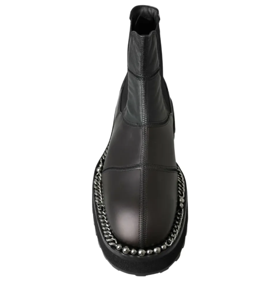 Eleganti Stivaletti Stretch alla Caviglia Neri