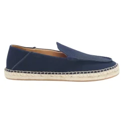 Espadrillas in pelle scamosciata con suola intermedia in juta