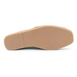 Espadrillas in Rafia con Cuciture a Contrasto