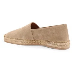 Espadrillas in Rafia con Cuciture a Contrasto
