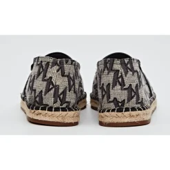 Espadrillas in tela monogrammata