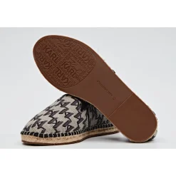 Espadrillas in tela monogrammata