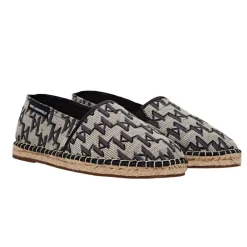 Espadrillas in tela monogrammata