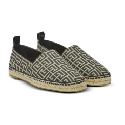 Espadrillas jacquard con monogramma