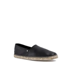 Espadrillas nere con logo Gancini