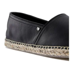 Espadrillas nere con logo Gancini
