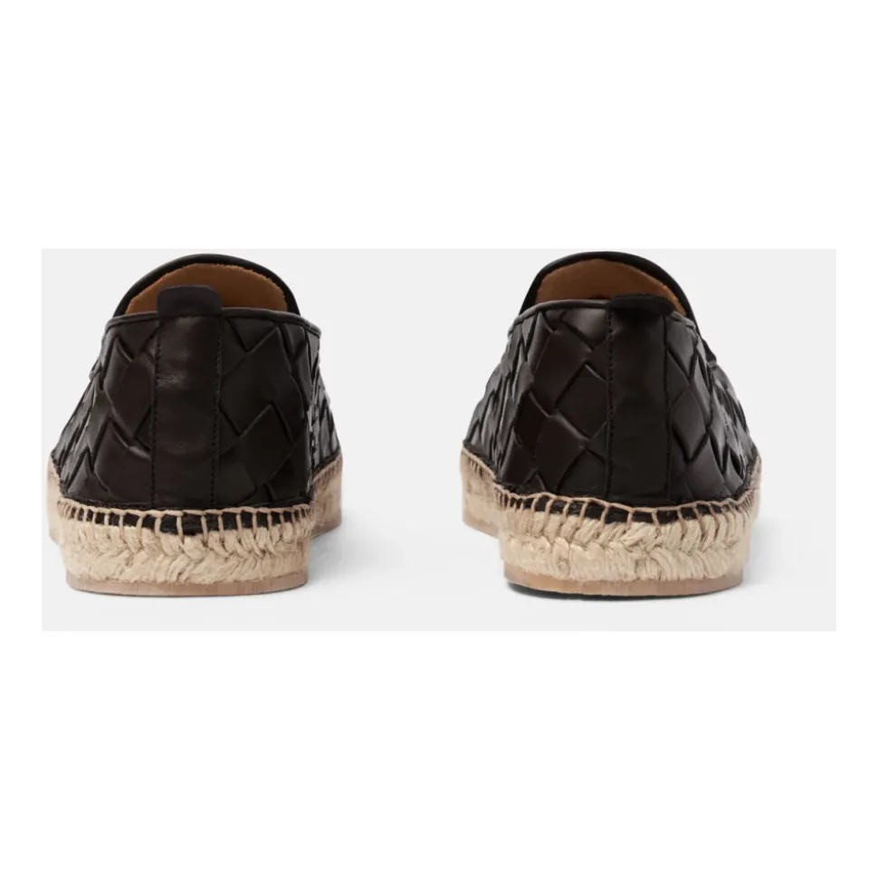 Espadrillas Intrecciate Marrone Scuro Martin