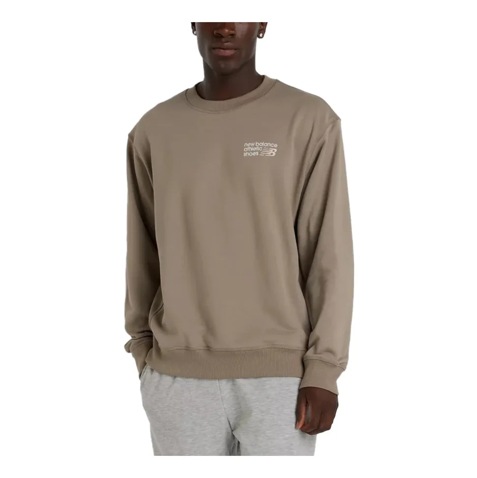 Felpa a girocollo New Balance in cotone