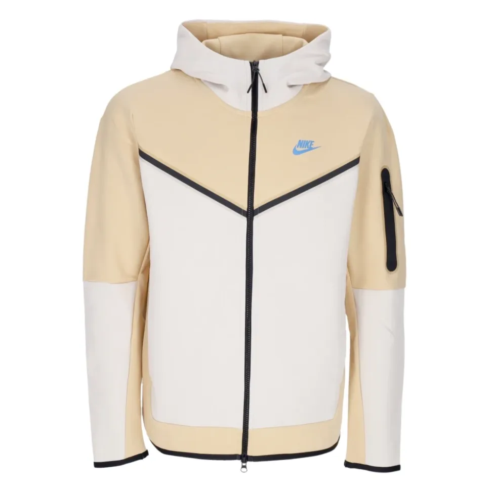 Felpa con Cappuccio con Zip a tutta lunghezza in Tech Fleece