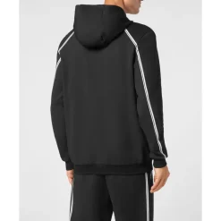 Felpa con cappuccio e zip