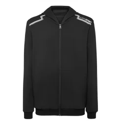 Felpa con cappuccio e zip