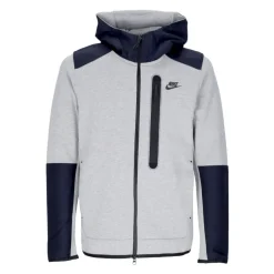 Felpa con Cappuccio e Zip in Tech Fleece