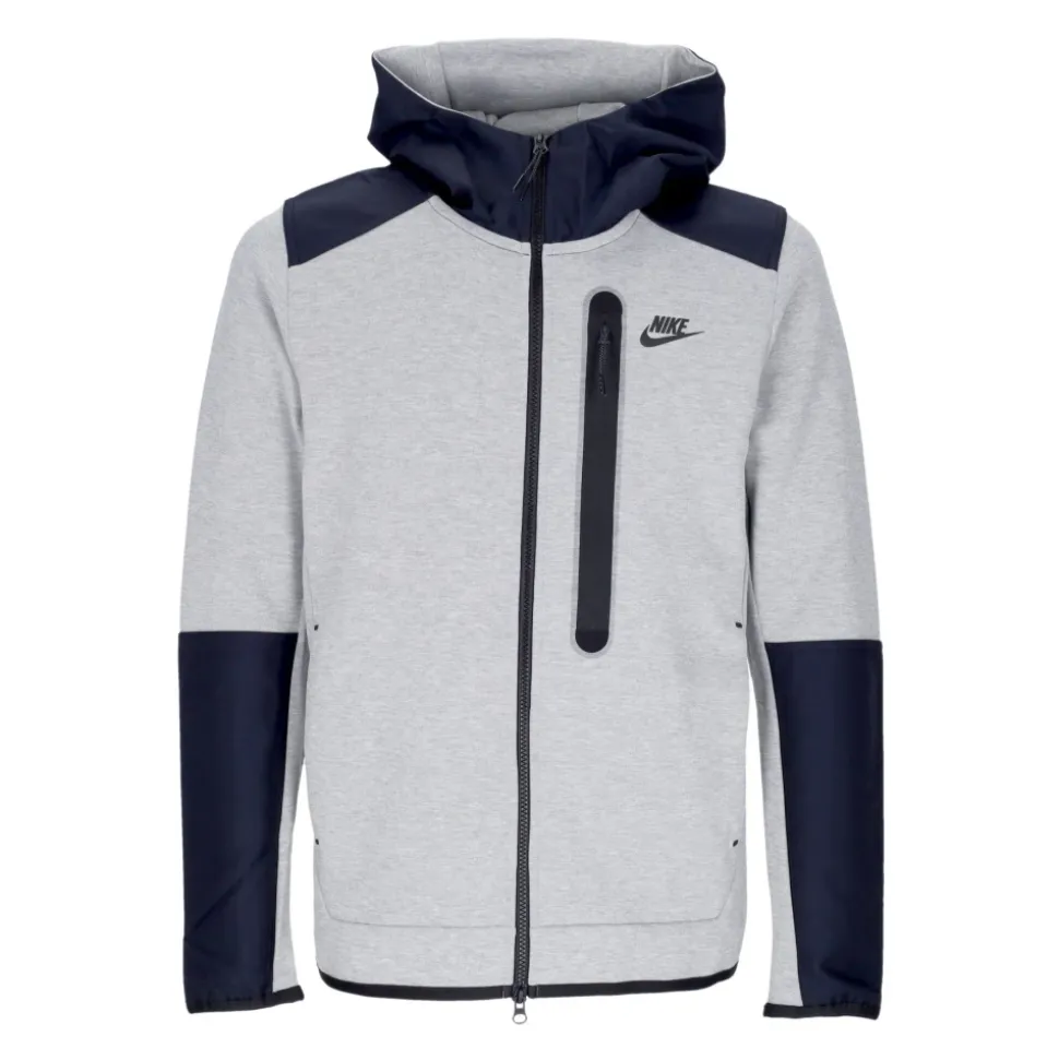 Felpa con Cappuccio e Zip in Tech Fleece