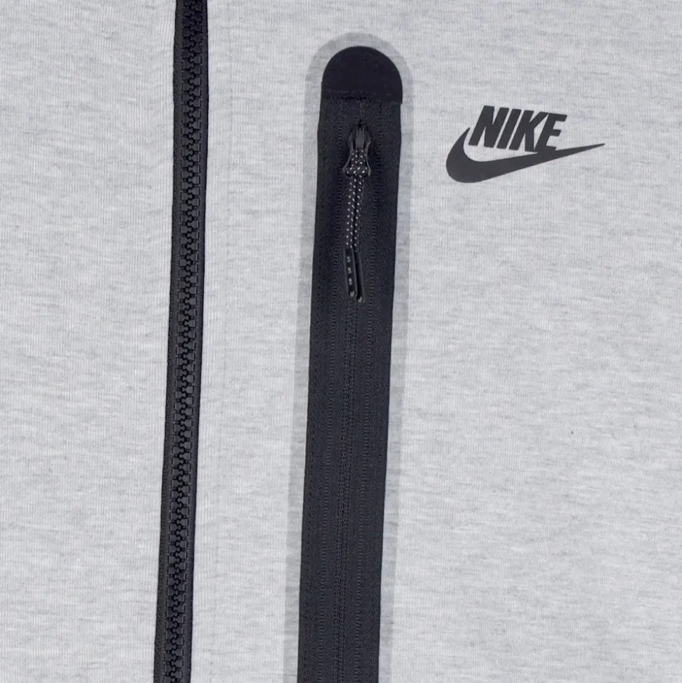 Felpa con Cappuccio e Zip in Tech Fleece