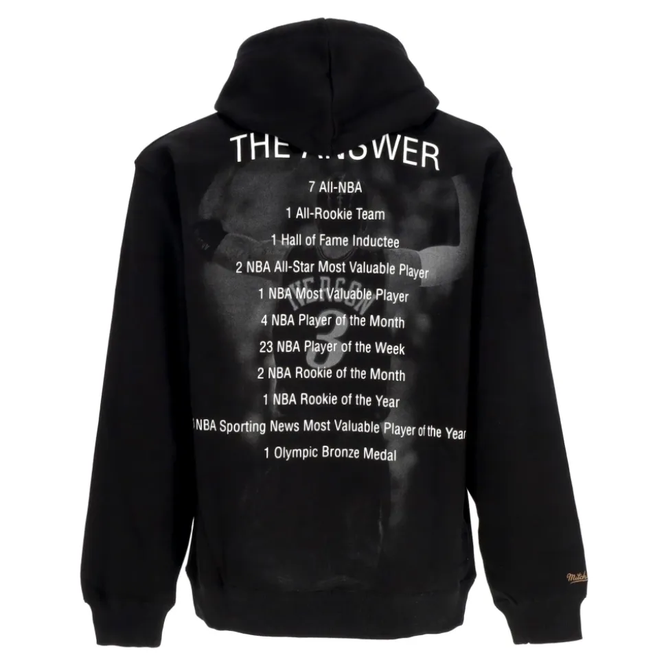 Felpa Premium Fleece con Logo Vintage Allen Iverson Phi76e