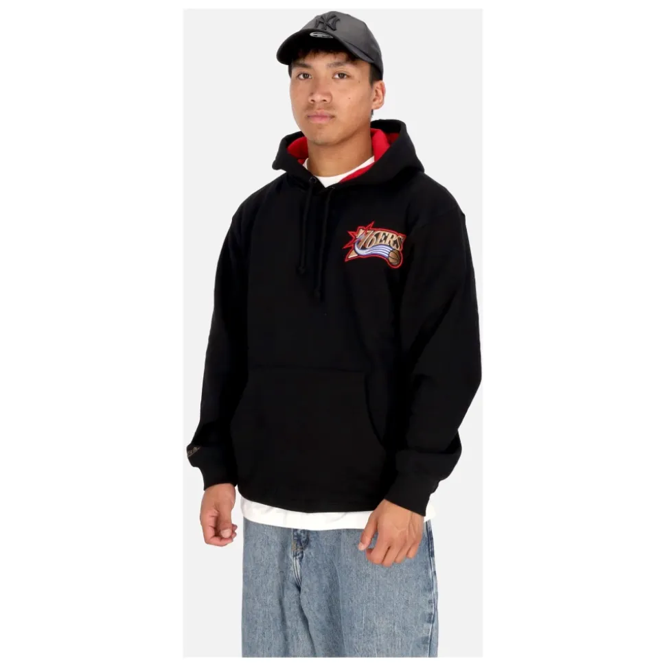 Felpa Premium Fleece con Logo Vintage Allen Iverson Phi76e