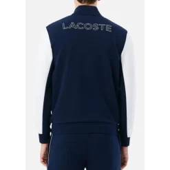 Felpa Sportiva con Zip e Blocchi di Colore