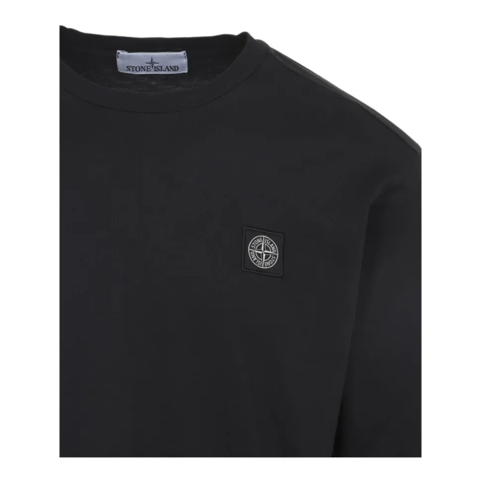 Felpa a maniche lunghe con patch