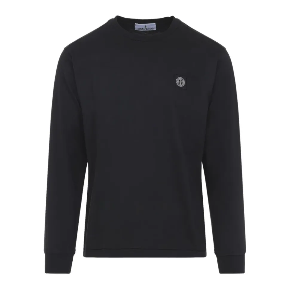 Felpa a maniche lunghe con patch