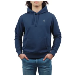 Felpa con Cappuccio Blu