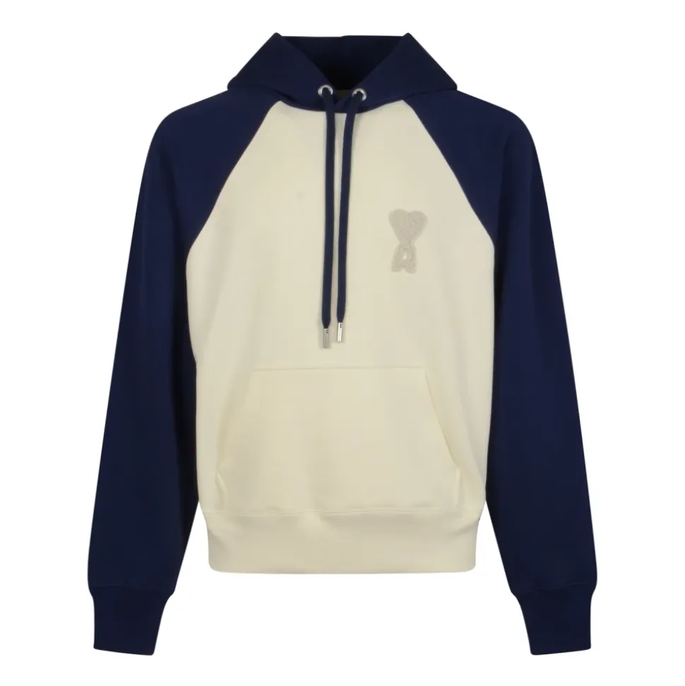 Felpa con cappuccio Boxy Fit con patch ricamata Ami De Coeur