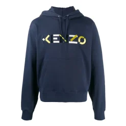 Felpa con Cappuccio e Logo