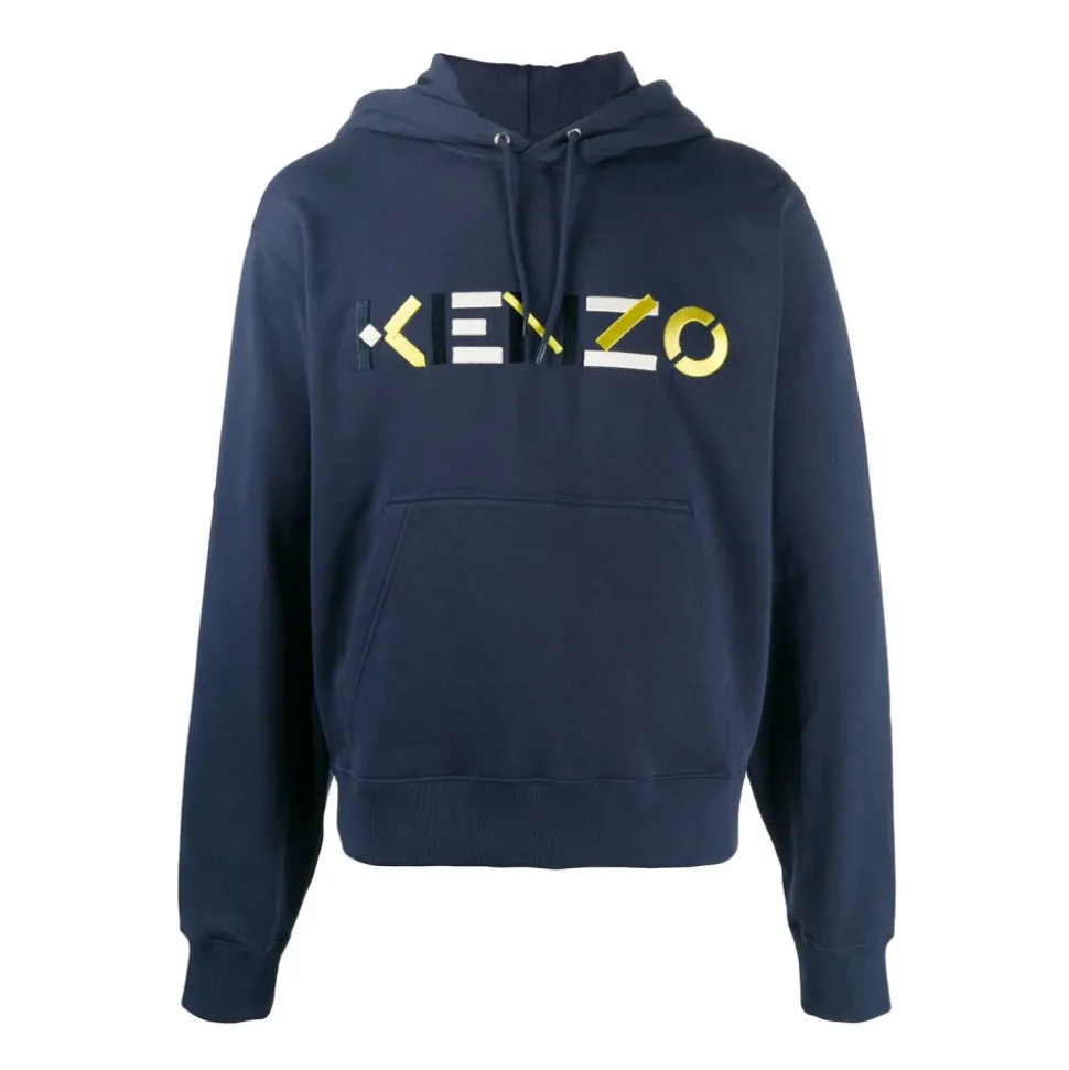 Felpa con Cappuccio e Logo