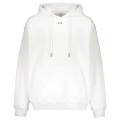 Felpa con cappuccio in bianco confortevole e versatile.