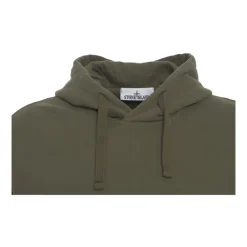 Felpa con Cappuccio Verde AW25
