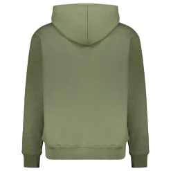 Felpa con cappuccio verde oliva