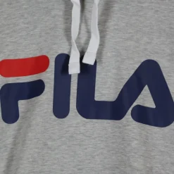 Felpa con Logo Classico Grigio Chiaro