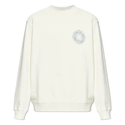 Felpa Girocollo con Logo Stampato