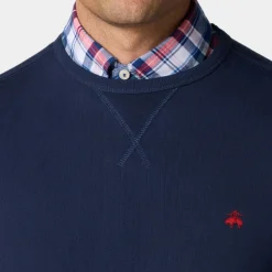 Felpa Girocollo con Ricamo Golden Fleece