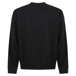 Felpa nera con girocollo AW25 Stile