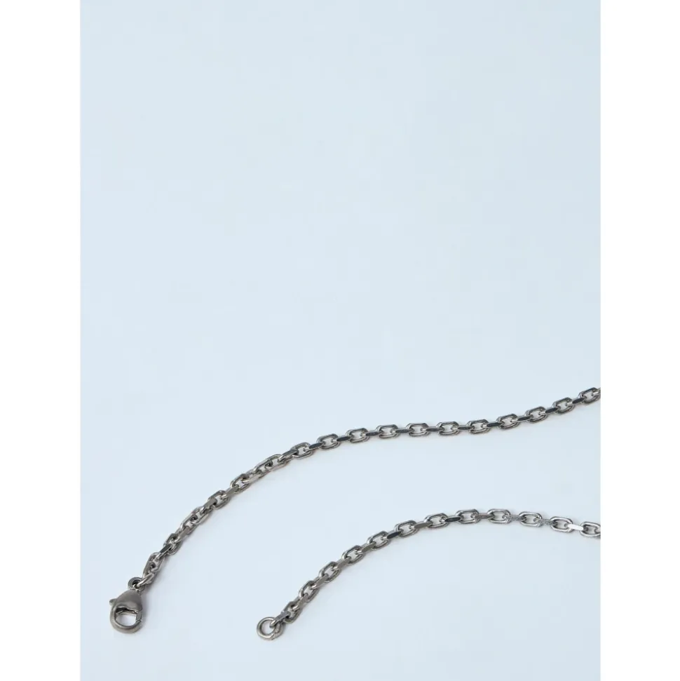 Finitura Spazzolata Trunk Charm Collana Pendente